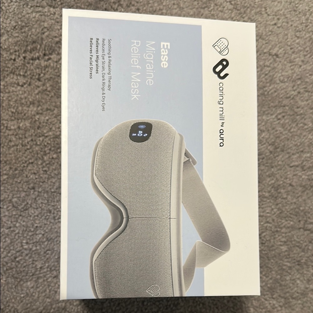 Gray Migraine Relief Mask